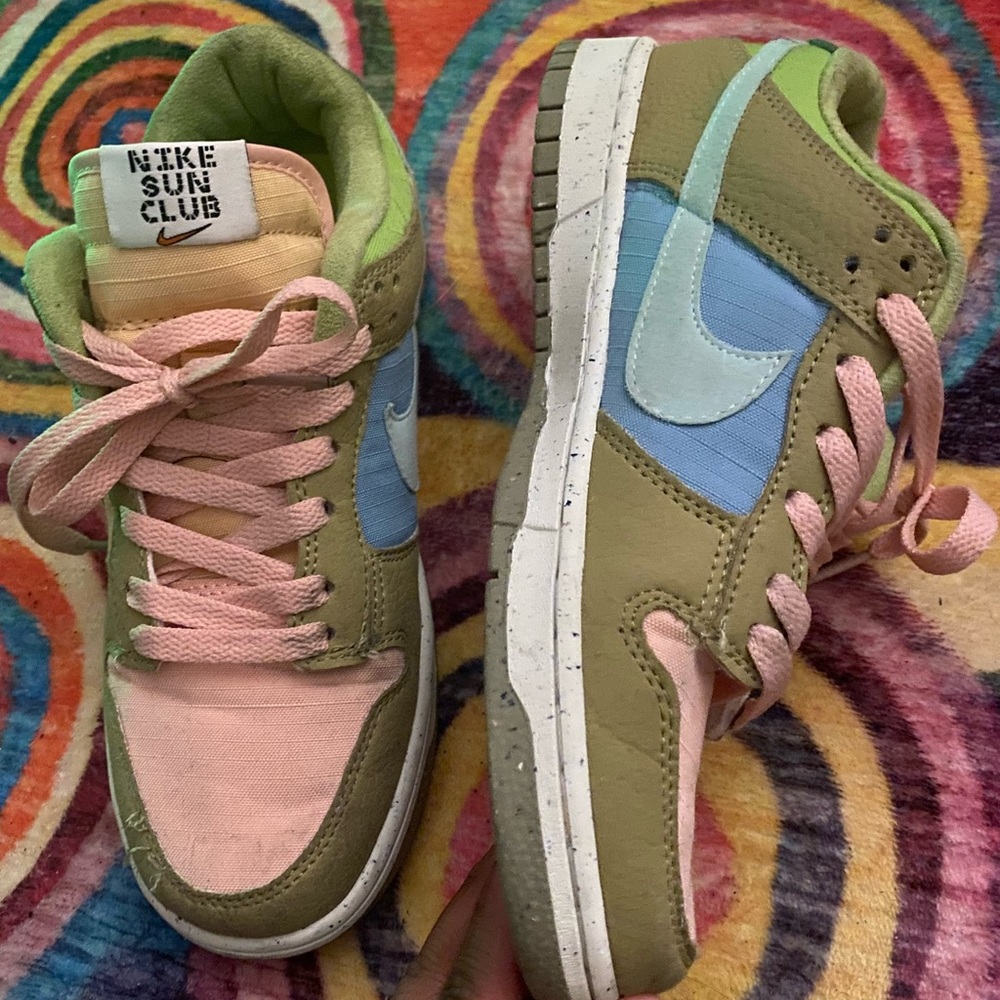 Sun club dunks very cute for spring !